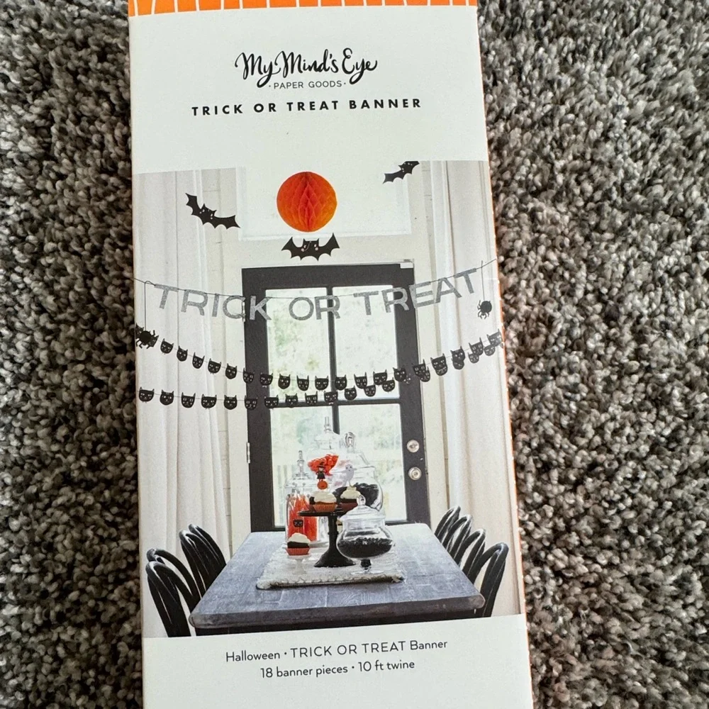 My Mind's Eye Trick Or Treat Banner